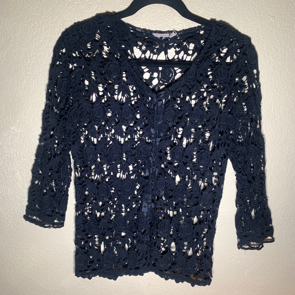 Vintage crochet cardigan